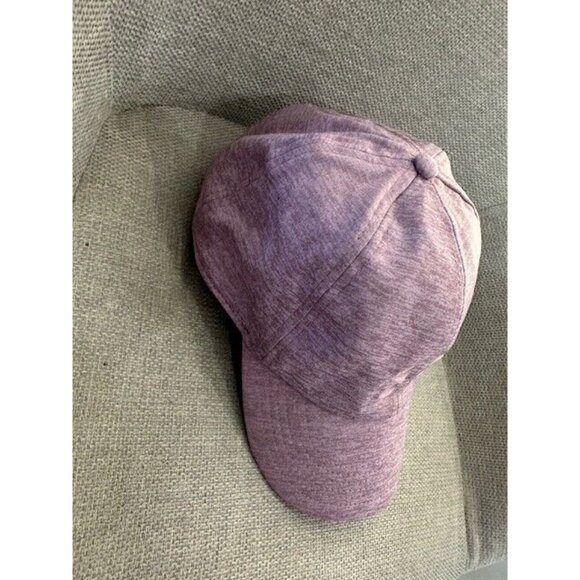 Under Armour Womens Hat Heathered Purple Mauve lavender UA Free Fit Adjustable - Picture 2 of 7